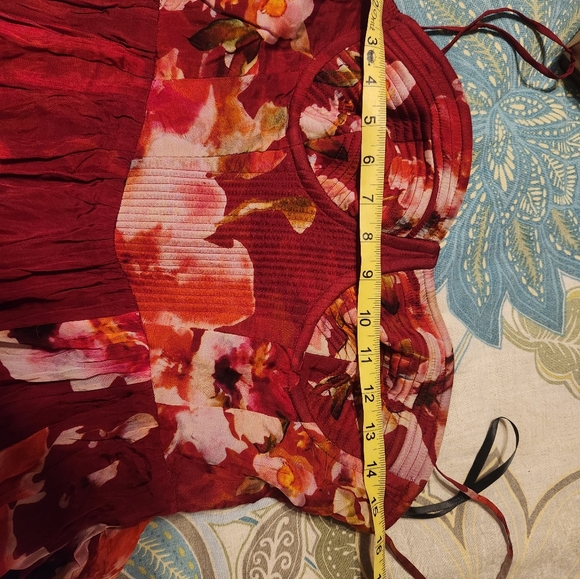 NWT HEMANT & NANDITA Vibrant Red Dress - Picture 15 of 16